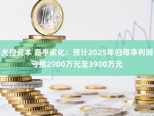 光控资本 嘉亨家化：预计2025年归母净利润亏损2900万元至3900万元