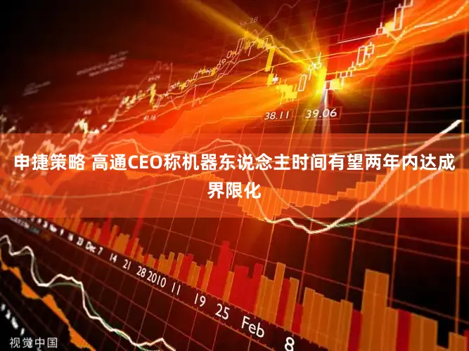 申捷策略 高通CEO称机器东说念主时间有望两年内达成界限化
