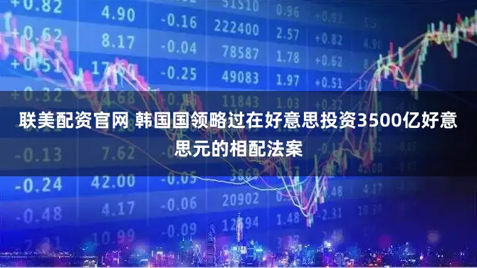联美配资官网 韩国国领略过在好意思投资3500亿好意思元的相配法案