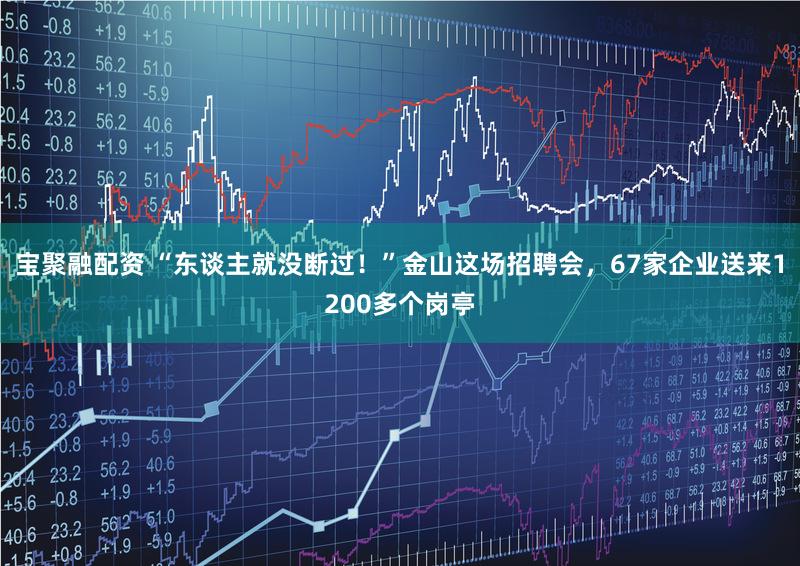 宝聚融配资 “东谈主就没断过！”金山这场招聘会，67家企业送来1200多个岗亭