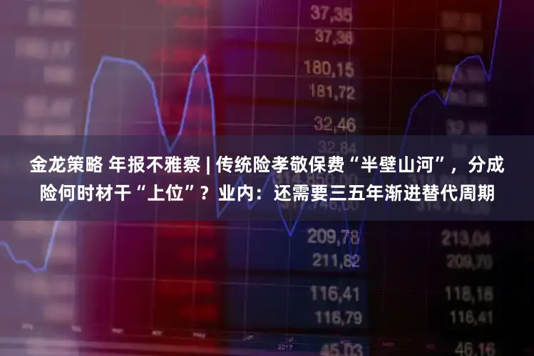 金龙策略 年报不雅察 | 传统险孝敬保费“半壁山河”，分成险何时材干“上位”？业内：还需要三五年渐进替代周期