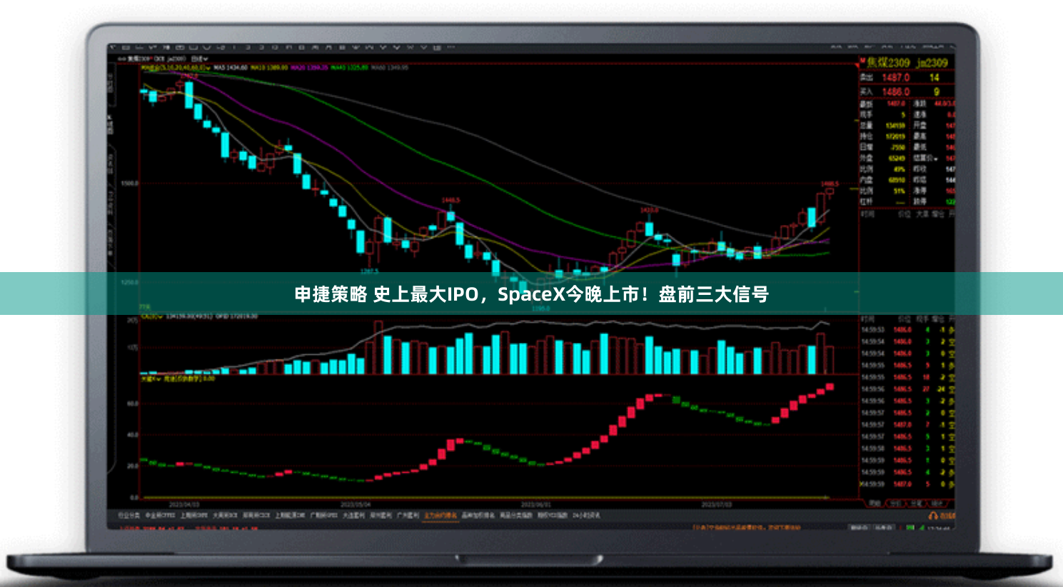 申捷策略 史上最大IPO，SpaceX今晚上市！盘前三大信号